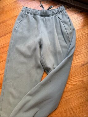 Lululemon Light  Sage Green Scuba Fleece Joggers